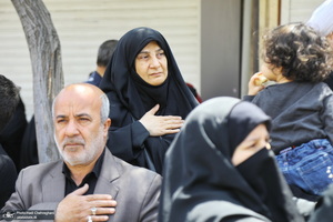 دسته عزاداری روز شهادت امام صادق (ع) با حضور آیت الله العظمی وحید خراسانی