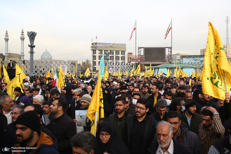 مراسم تشییع سردار شهید سید رضی موسوی