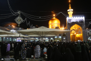 مراسم احیای شب بیست و یکم ماه رمضان در حرم مطهر امام رضا (ع)