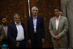 تجدید میثاق شهردار تهران و اعضای شورای شهر با آرمان های امام(س)-2 