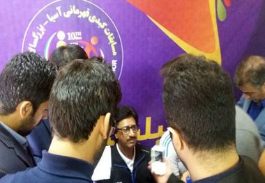 رقابت های کبدی قهرمانی آسیا 2017گرگان  قدردانی سرمربی تیم ملی ایران از حمایت تماشاگران