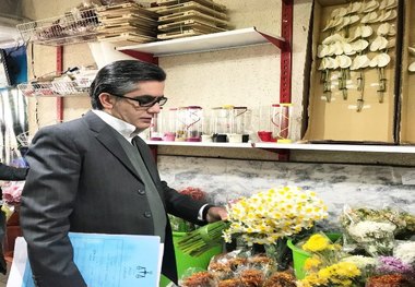 پرونده تخلف برای گران فروشان بازار گل خیام در مشهد تشکیل شد