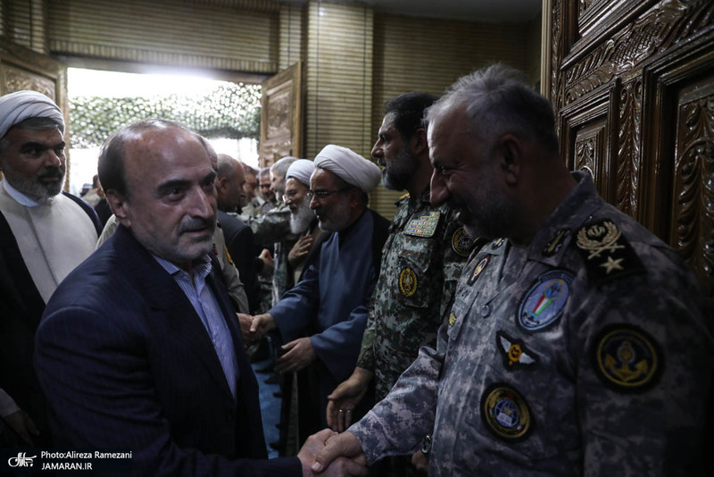 مراسم تکریم ۵۷ شهید گلگون کفن ارتش جمهوری اسلامی ایران