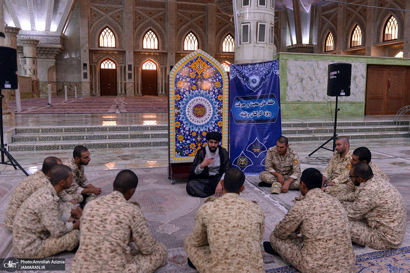 حلقه های محبت و معرفت با پرسنل وظیفه دژبان کل ارتش