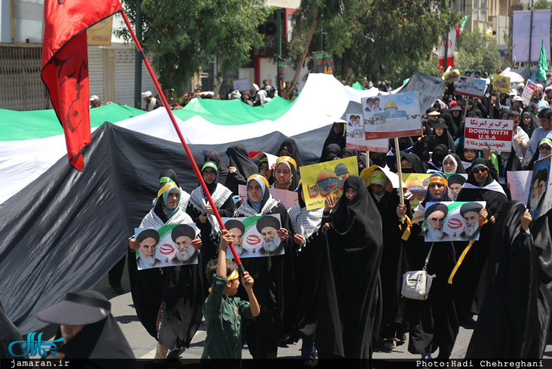 راهپیمایی با شکوه روز جهانی قدس در قم