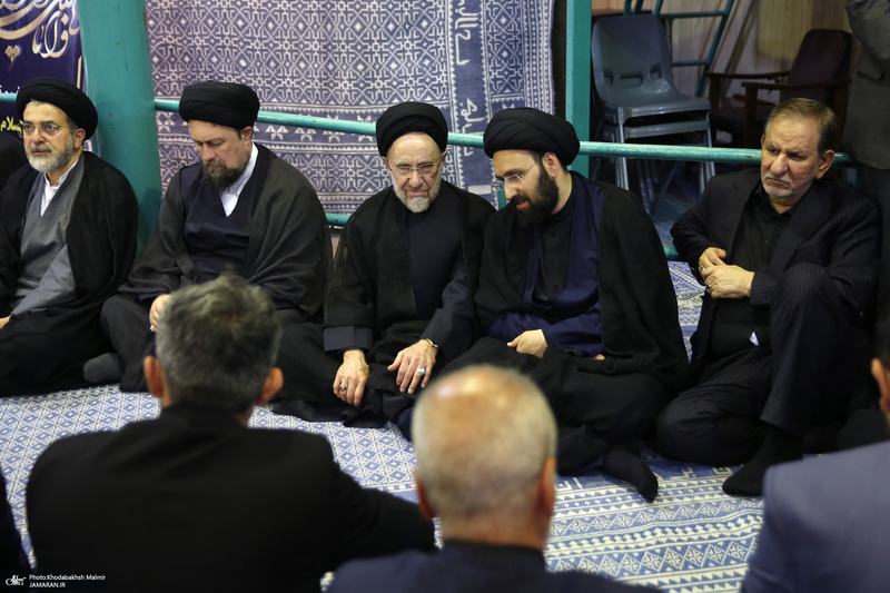 مراسم تشییع مرحوم آیت الله آقای حاج شیخ حسین هاشمیان در حسینیه جماران -2