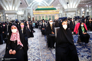 مراسم سالروز میلاد حضرت زهرا(س) و امام خمینی(ره) در حرم مطهر بنیانگذار جمهوری اسلامی ایران