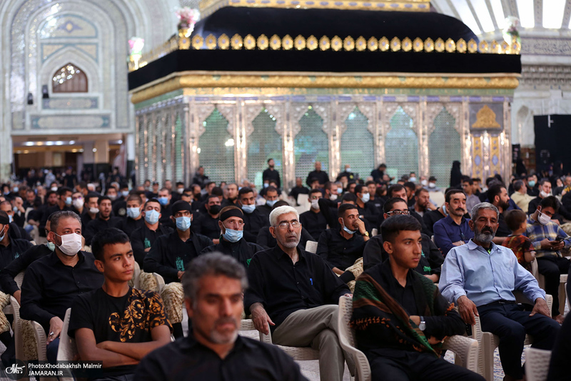 مراسم عزاداری شب عاشورای حسینی (ع) در حرم امام خمینی (س)