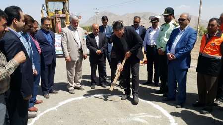 آغاز عملیات بهسازی ورودیهای شهر تربت حیدریه