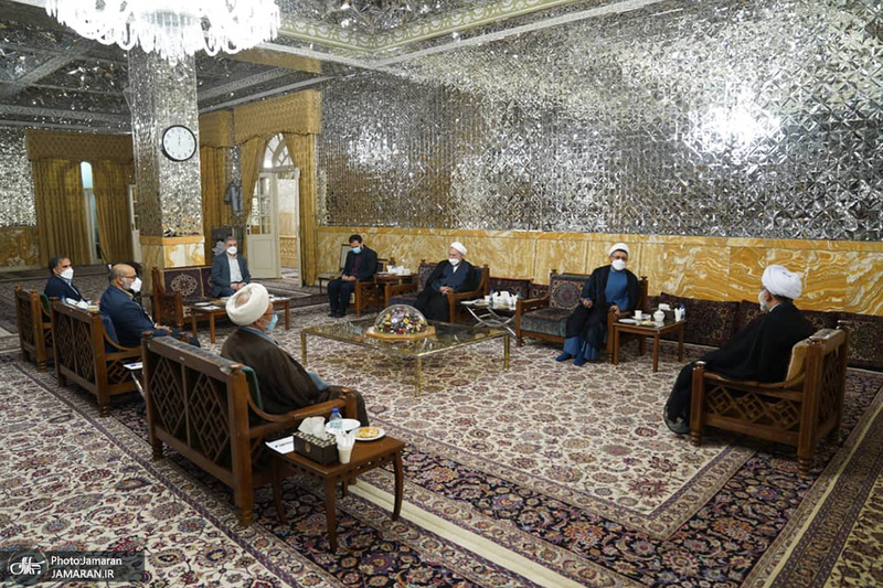 دیدار سرپرست موسسه تنظیم و نشر آثار امام خمینی(س) با تولیت آستان قدس رضوی / مروی - کمساری