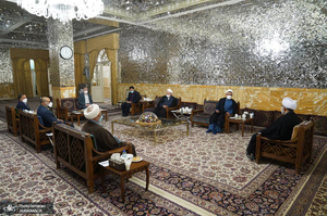 دیدار سرپرست موسسه تنظیم و نشر آثار امام خمینی(س) با تولیت آستان قدس رضوی / مروی - کمساری