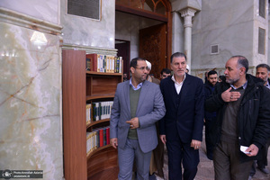 تجدید میثاق وزیر، معاونین و مدیران کل وزارت آموزش و پرورش با آرمان های حضرت امام (س)