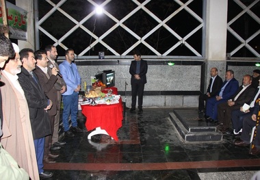 تحویل سال بر مزار شهیدان همواره شاهد در  آستارا