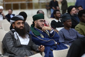 تجدید میثاق مهمانان سی و نهمین اجلاس وحدت اسلامی با آرمان‌های امام خمینی(س) -2