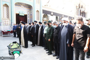 مراسم تشییع حجت الاسلام و المسلمین سید محمد جواد حسینی کاشانی(ره)