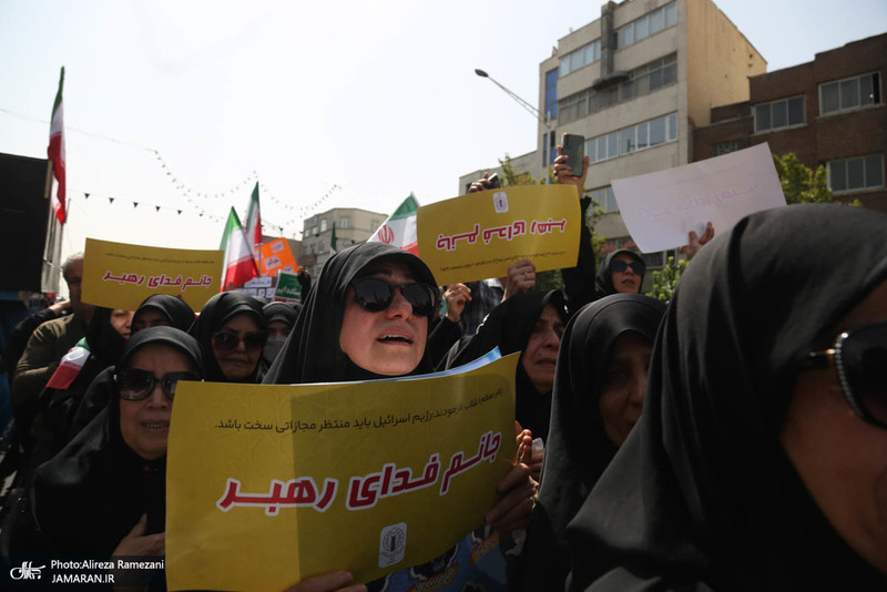 مراسم تشییع شهدای جنگ تحمیلی رژیم صهیونیستی در تهران-3