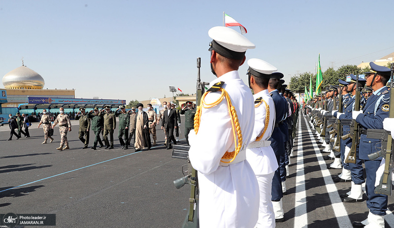 مراسم مشترک دانش‌آموختگی دانشجویان دانشگاه‌های افسری نیروهای مسلح با حضور رهبر معظم انقلاب