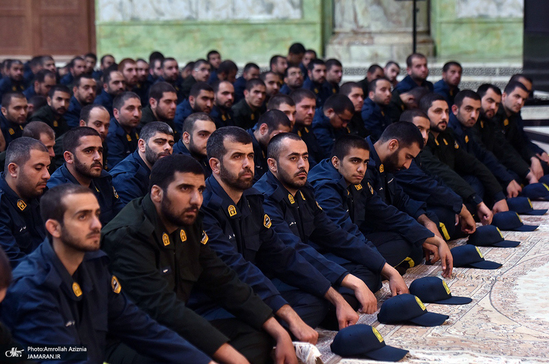 تجدید میثاق دانشجویان و فرماندهان دانشگاه افسری و تربیت پلیس امام حسن مجتبی‎‎ (ع) با آرمان حضرت امام خمینی (س)