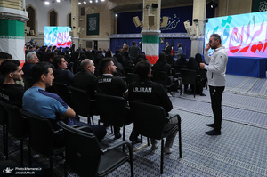 دیدار قهرمانان و مدال‌آوران ورزشی و المپیادهای علمی جهانی با رهبر معظم انقلاب