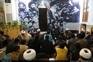 دیدار مسئولین مرکز فرهنگی جهادی عصر ظهور اهواز با حجت الاسلام و المسلمین سید علی خمینی