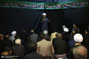 مراسم تجدید بیعت جهادگران با رهبر انقلاب در حسینیه جماران