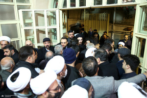 مراسم سالگرد رحلت آیت‌الله سید محمد موسوی بجنوردی در حسینیه جماران  -2