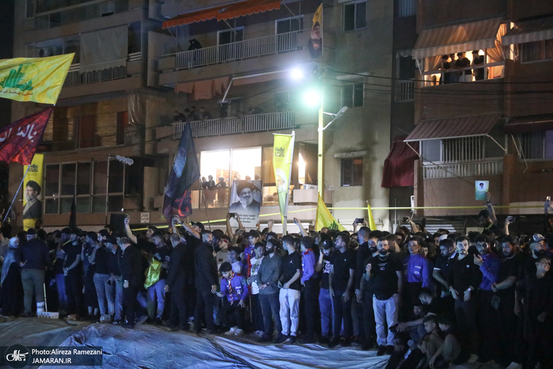 مراسم شب شهادت سید حسن نصرالله