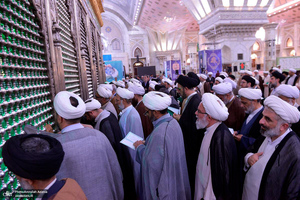 تجدید میثاق مسئولان و کارکنان سازمان حج و زیارت با آرمان‌های حضرت امام(س)