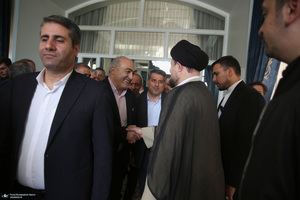 دیدار استاندار تهران و مدیران استان با سید حسن خمینی