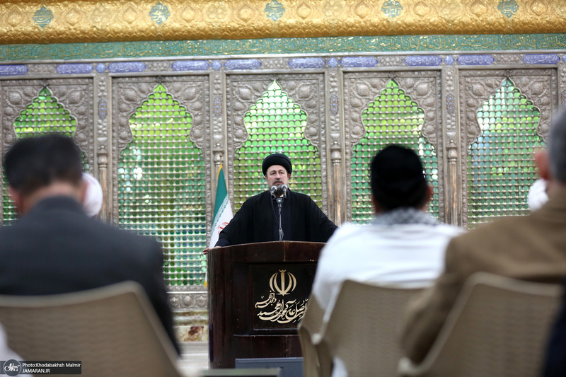 دیدار دبیرکل و کارکنان مجمع جهانی اهل بیت (ع) با سیدحسن خمینی