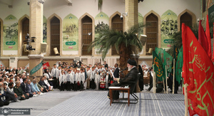 دیدار پیشکسوتان و فعالان دفاع مقدس با رهبر معظم انقلاب