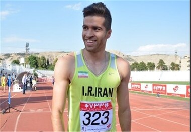 حسن تفتیان نایب قهرمان دو 100 متر فرانسه شد