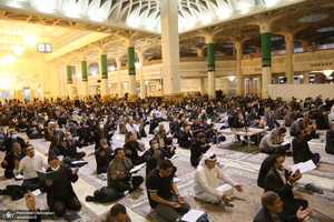 مراسم وداع با پیکر مطهر بانوی شهیده فاطمه اسدی