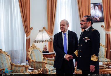 دیدار وزیر خارجه فرانسه با شمخانی