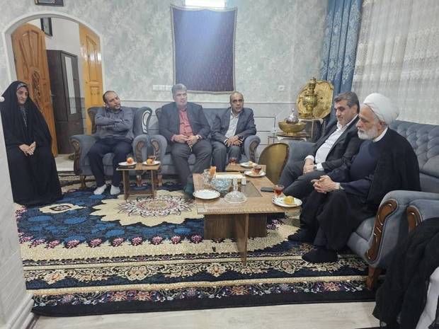دیدار معاون حقوقی رئیس‌جمهور با خانواده معظم شهید مهدی حامدی