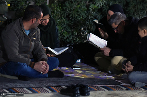 احیای شب بیست و سوم ماه رمضان در گلزار شهدای بهشت زهرا (س)