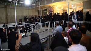 تجدید میثاق معلمان جدیدالاستخدام استثنایی با حضرت امام خمینی (ره) در حسینیه جماران