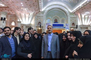 تجديد ميثاق وزير آموزش و پرورش، دانش آموزان و فرهنگيان با آرمان های حضرت امام(س)