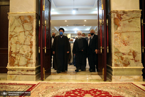 تجدید میثاق رئیس جمهور و اعضای هیأت دولت با آرمان‌های حضرت امام(س)