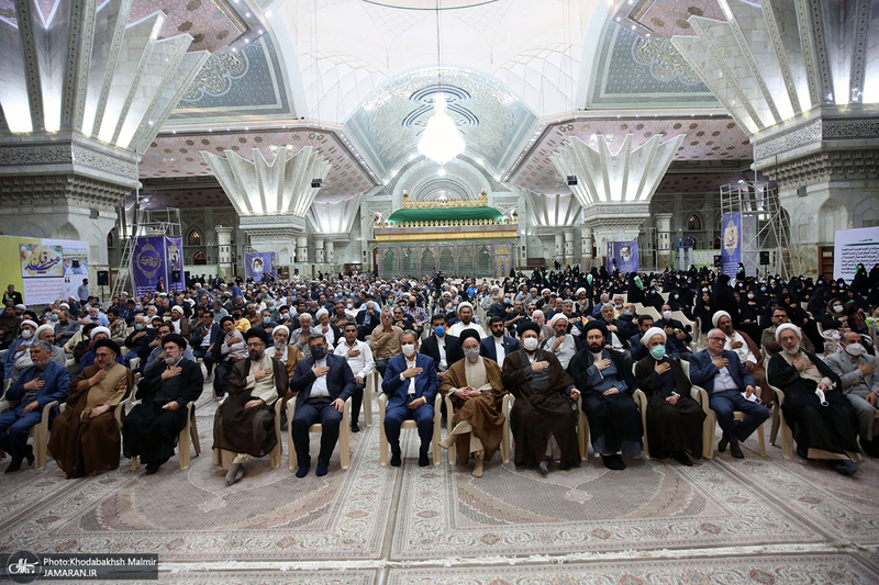 مراسم چهلمین روز ارتحال سید محمود دعایی در حرم مطهر امام خمینی