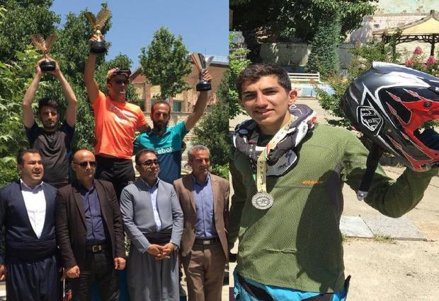 کردستان بر سکوی دوم رقابت‌های دوچرخه سواری قهرمانی کوهستان کشور ایستاد