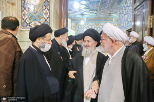 مراسم بزرگداشت مرحوم آیت الله العظمی علوی گرگانی (ره) در قم