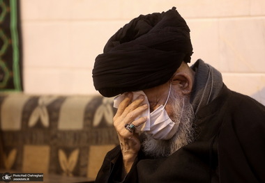 عزاداری مراجع معظم تقلید در روز شهادت حضرت زهرا(س) در قم