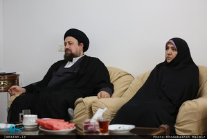دیدار جمعی از اعضای شورای شهر مشهد با سید حسن خمینی 