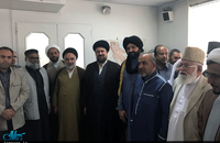 دیدار جمعی از علمای اهل سنت مقیم انگلستان با یادگار امام