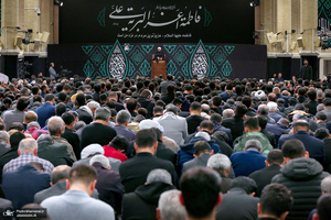 دومین شب مراسم عزاداری حضرت فاطمه‌زهرا (س) در حسینیه امام خمینی
