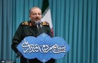 مراسم روز بسیج در حسینیه امام خمینی(ره) با حضور فرمانده کل سپاه پاسداران و هزاران تن از بسیجیان (9)