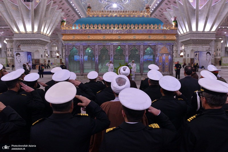 تجدید میثاق فرمانده و پرسنل نیروی دریایی ارتش جمهوری اسلامی ایران با آرمان‌های امام خمینی(س)