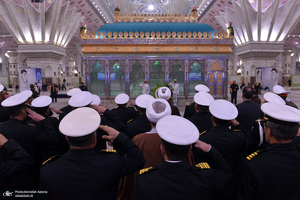 تجدید میثاق فرمانده و پرسنل نیروی دریایی ارتش جمهوری اسلامی ایران با آرمان‌های امام خمینی(س)