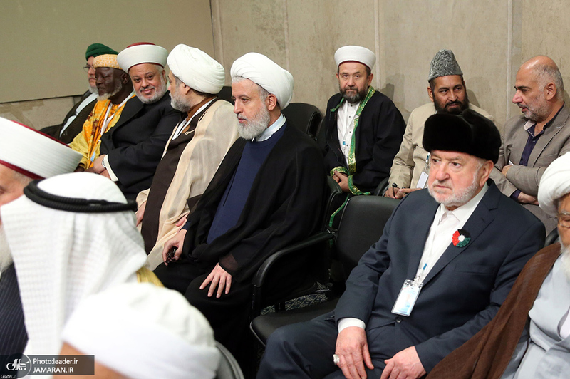 دیدار مسئولان نظام، سفرای کشور‌های اسلامی و مهمانان کنفرانس وحدت با رهبر انقلاب